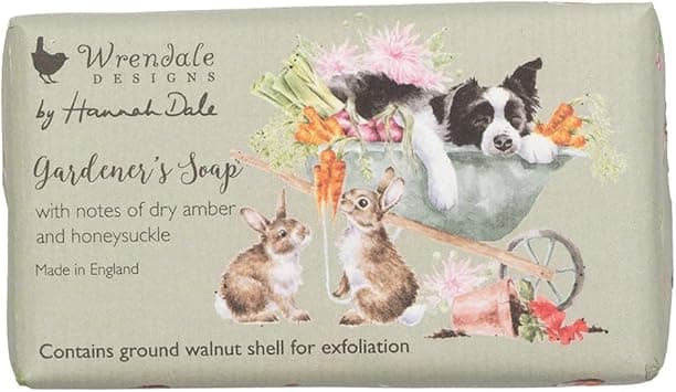 Wrendale Designs by Hannah Dale Dry Amber Honeysuckle Gardeners Soap