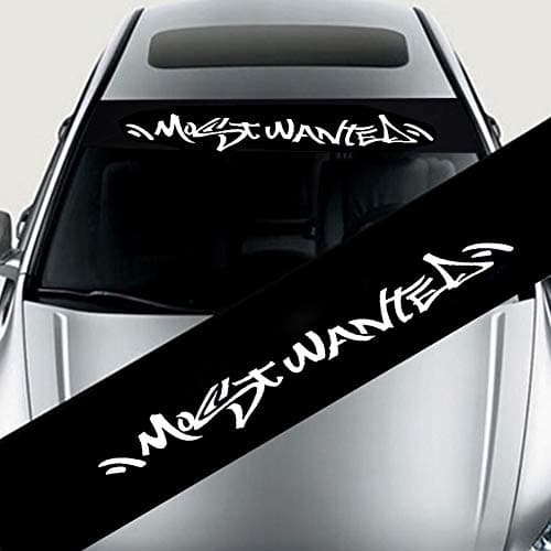 Front Windshield Decal, Car Decals for Car Windshield,Film,Car Front Rear Window Windshield Decal Sticker Cover Styling Decoration