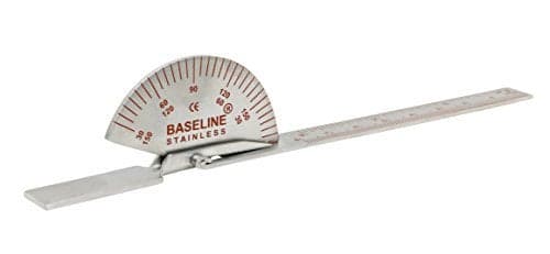 Baseline 12-1010 Stainless Steel Finger Goniometer, 6" Length