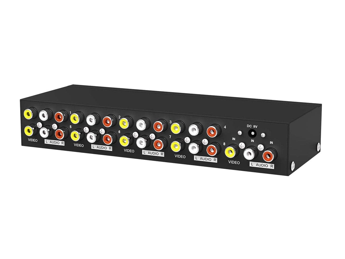 MT-VIKI 8 Way 3 RCA splitter Composite video audio distribution (1 in 8 out)