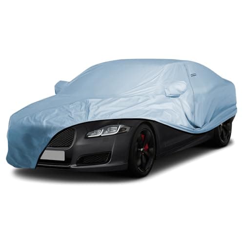 iCarCover Premium Car Cover for 20112019 Jaguar XJ XJL Heavy Duty Waterproof AllWeather Automobiles Custom Fit Indoor Outdoor UV Snow Protection Covers with Straps and Bag