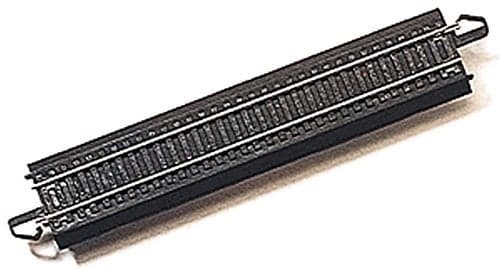 Bachmann Trains SnapFit EZ TRACK 9 STRAIGHT TRACK 4card STEEL ALLOY Rail With Black Roadbed HO Scale 44411