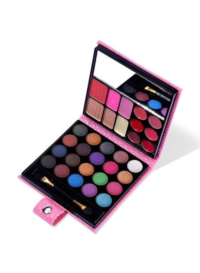 All in One Makeup Kit - 20 Eyeshadow, 6 Lip Glosses, 3 Blushers, 2 Powder, 1 Concealer, 1 Mirror, 1 Brush, Make Up Gift Set for Teen Girls, Beginners And Pros