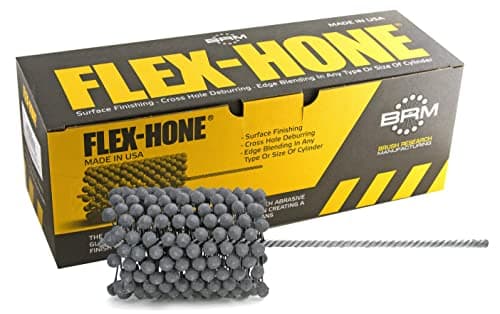 Brush Research GBD40032 FLEX-HONE®, 4" (102mm) Diameter, 320 Grit, Silicon Carbide, for Mild Steel, Stainless Steel Cast Iron and Softer Ferrous Materials