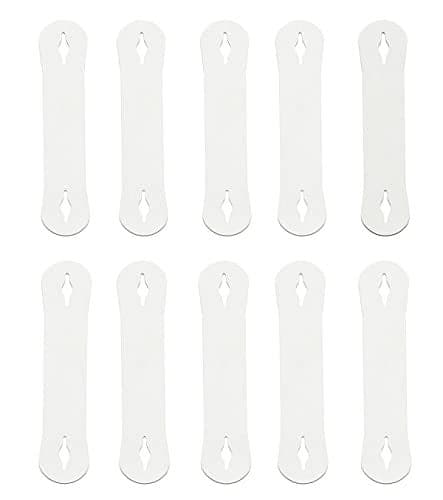 WINGKIND Invisible Tie Stays Tie Keeper Tie Clip, Great Alternative to Tie Tacks or Tie Bars (Pack of 10)