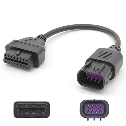 OBD2 Adapter Cable for Polaris 8 pin to 16 pin OBD2 Diagnostic Diagnostic Code Reader Adapter Scanner Fits Polaris ATV Motorcycle SlingshotRZR Ranger General Sportsman ACEetc