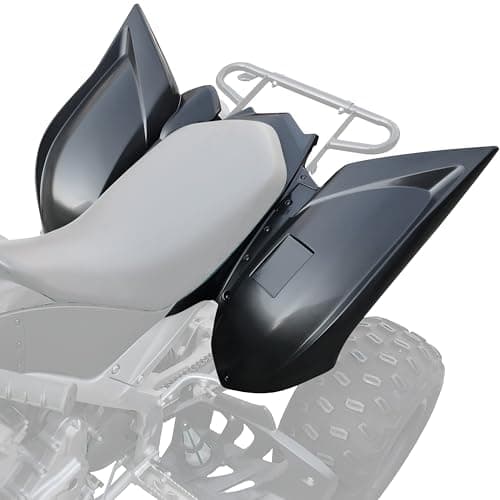 VEISUTOR Rear Fender Flares for Raptor 700, Black Rear Mud Flaps Mud Guards Extension for Yamaha Raptor 700 700R 2013-2025 Accessories
