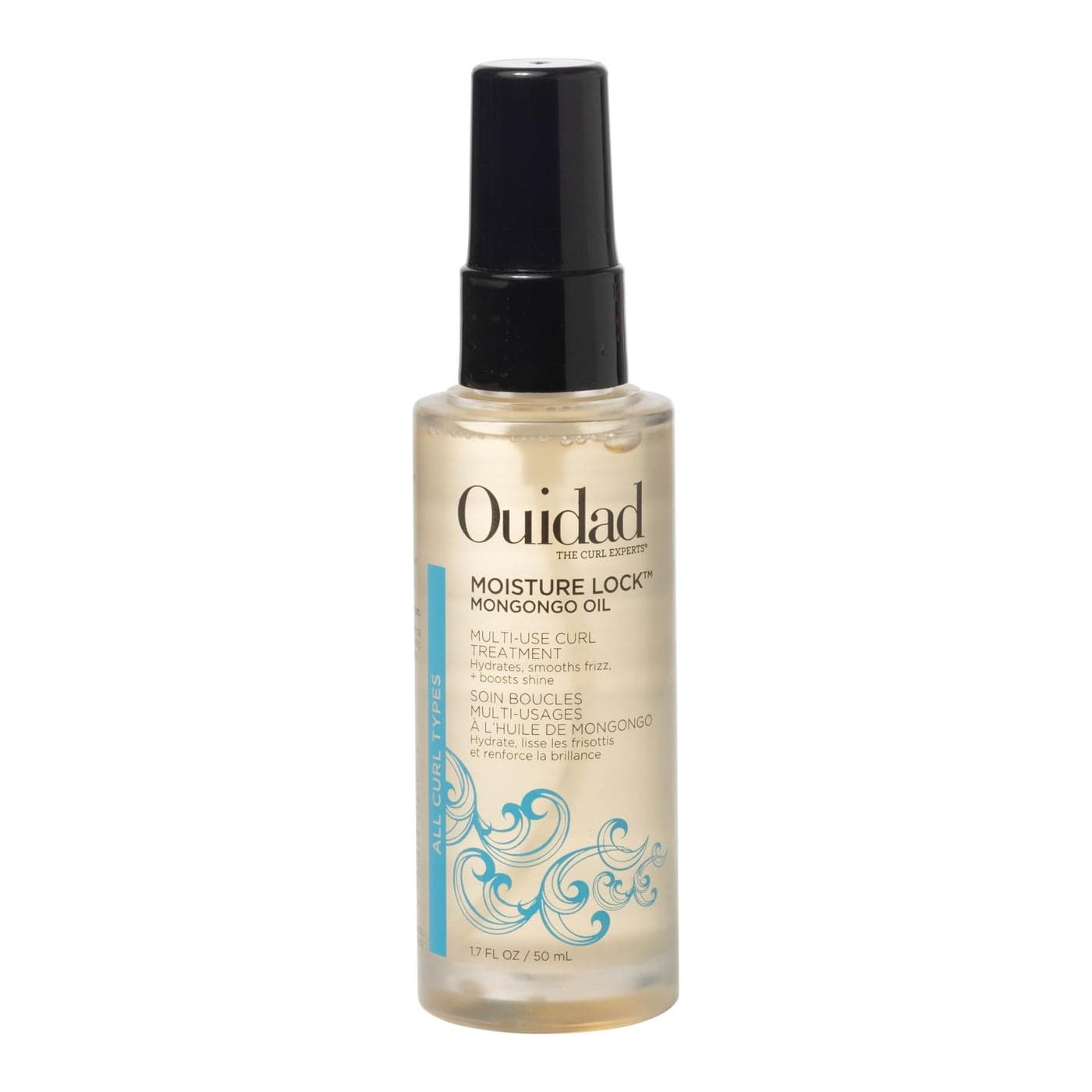 Ouidad Moisture Lock Mongongo Hair Oil for Curly Hair 17 fl oz MultiUse LeaveIn Treatment FastAbsorbing Elixir Hydrates Smoothes Strengthens Restores Natural Luster All Curl Types