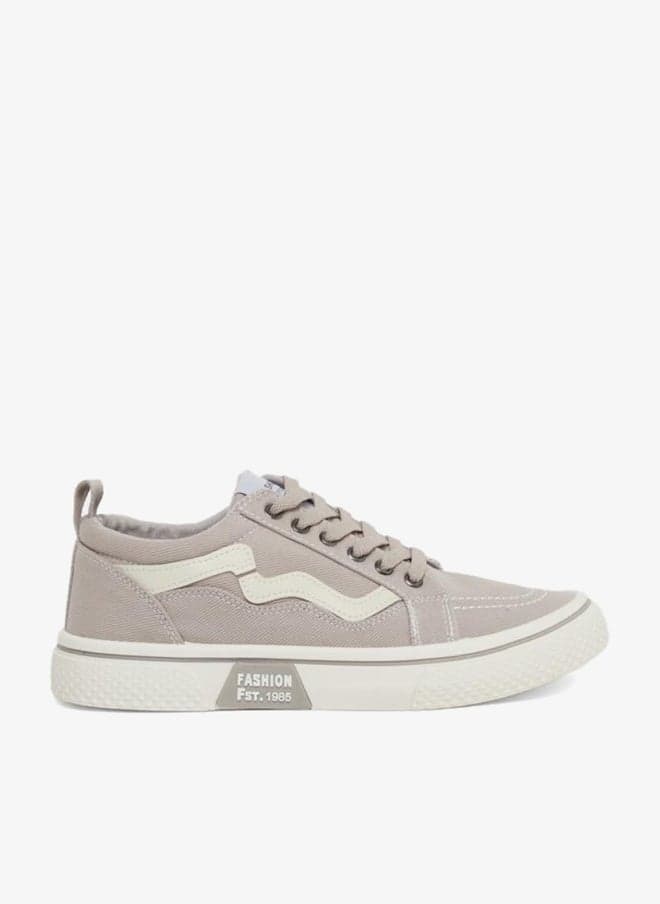 Panelled Lace Up Sneakers