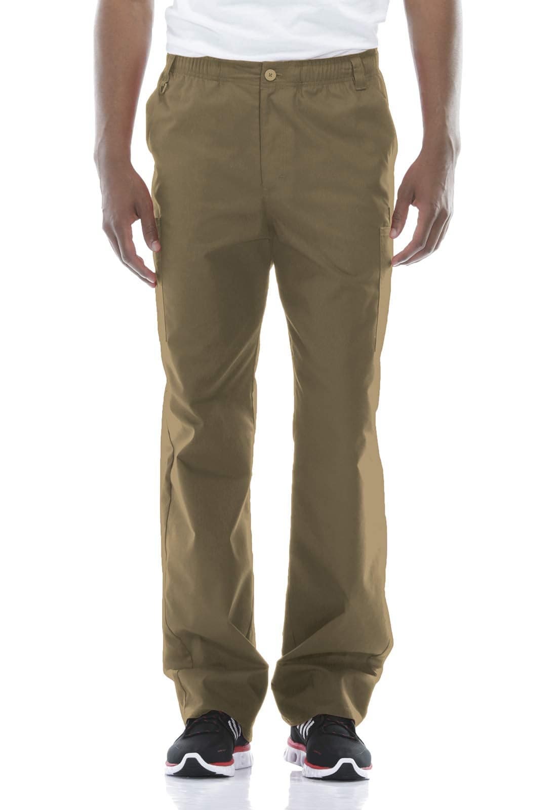 Dickies Mens 81006 (Pull-on Pants) Medical Scrubs Pants, Dark Khaki, X-Large Tall US
