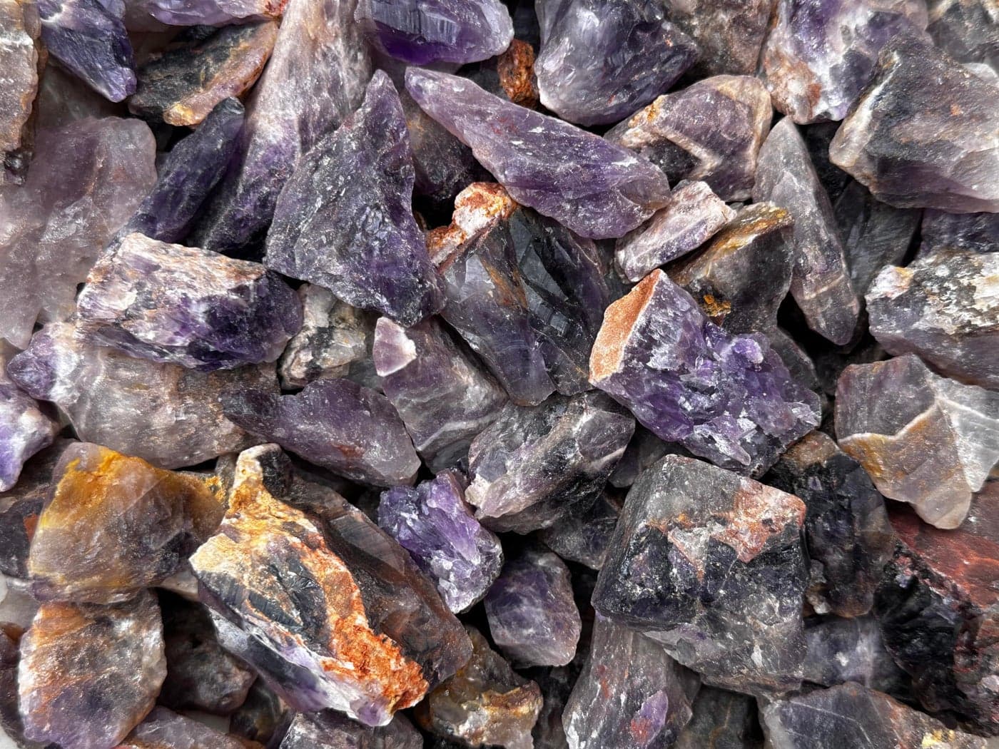 GAF TREASURES 12 LB Raw Amethyst Crystals Natural Amethyst Stone Natural Rough Amethyst Crystals Amethyst Rough Amethyst Healing Crystals Amethyst