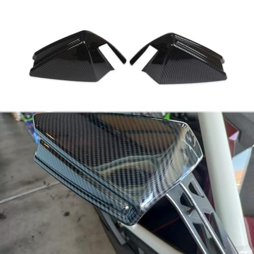 Fewshaw Side Rearview Mirror Guard Cover Molding Trim For Polaris Slingshot 2015-2025 (mirror cover(carbon fiber))