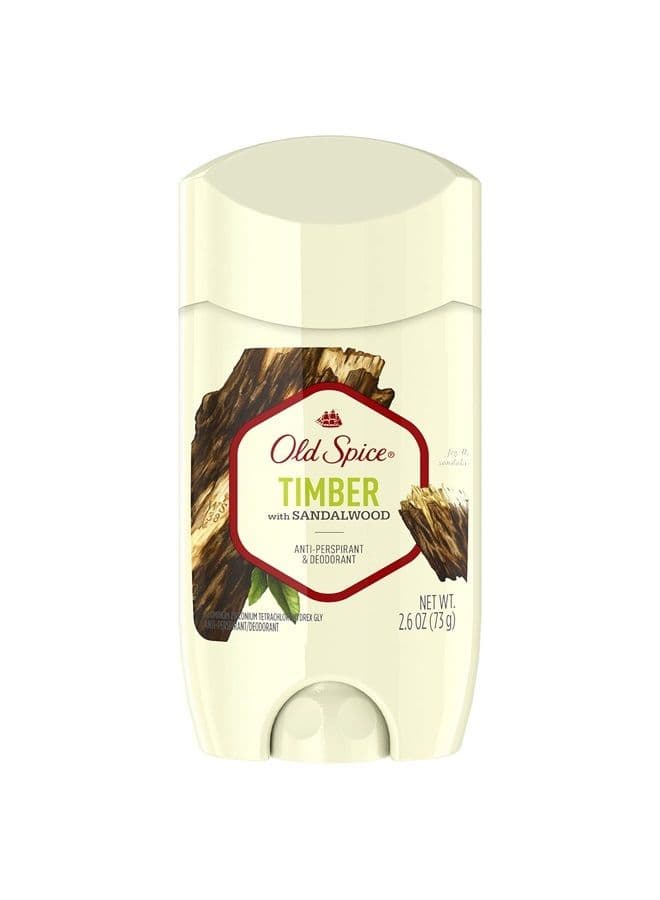 Fresher Collection Anti-Perspirant & Deodorant Timber - 2.6 oz, Pack of 3