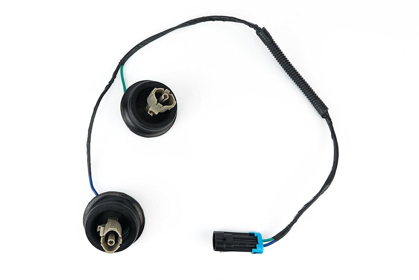 Ignition Dual Knock Sensor Connectors with Wire Harness Kit 12601822 917033 Fits Chevy GMC Cadillac SuburbanSilveradoTahoeSierraYukon Avalanche485360 Engine Detonation Sensor
