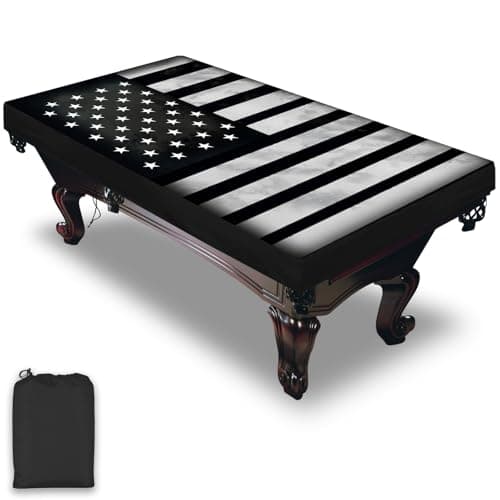 BUAEL Pool Table Cover Waterproof Dustproof OutdoorIndoor Pool Table AccessoriesBilliards Accessories Polyester Taffeta Cloth Table 7ft