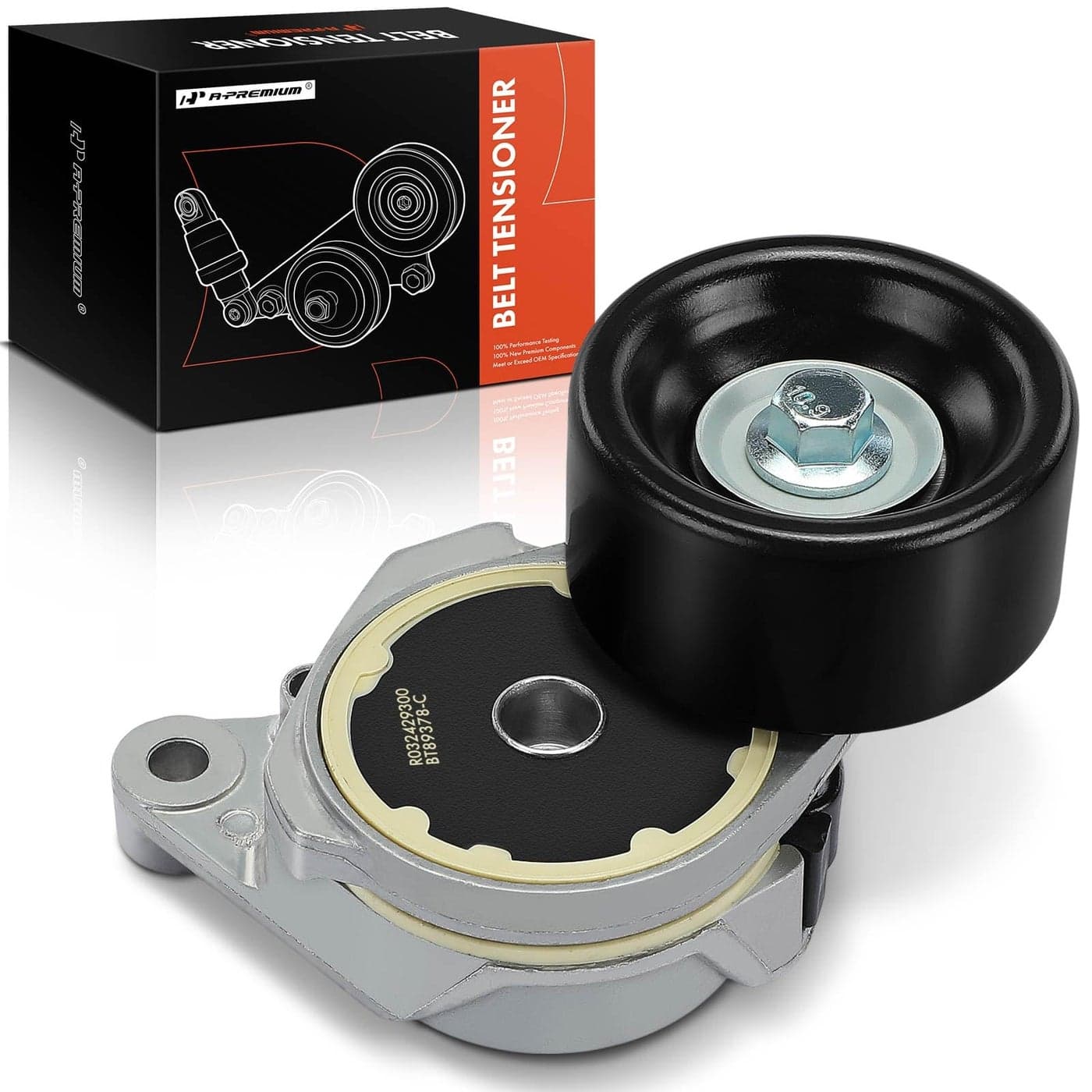 APremium Belt Tensioner Assembly with Pulley Compatible with Toyota Tundra 20072021 Sequoia 20082021 Land Cruiser 20082011 20132021 Lexus GX460 LX570 Replace 166200S010 166200S011