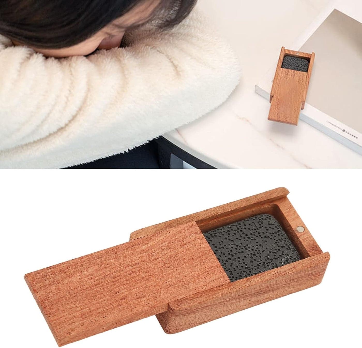 Wooden Essential Oil Diffuser, Silent Aromatherapy Diffuser for Home Office Car Ornament Oil Diffuser Wooden Essential Oil Diffuser Tools Accessories