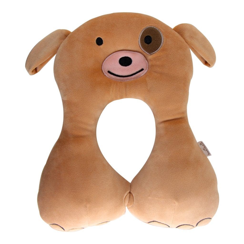 KAKIBLIN Baby Neck Pillow Upgraded Baby Support PillowHead Pillows for Carseat Newborn Neck Support for Car SeatPushchairTravelBrown