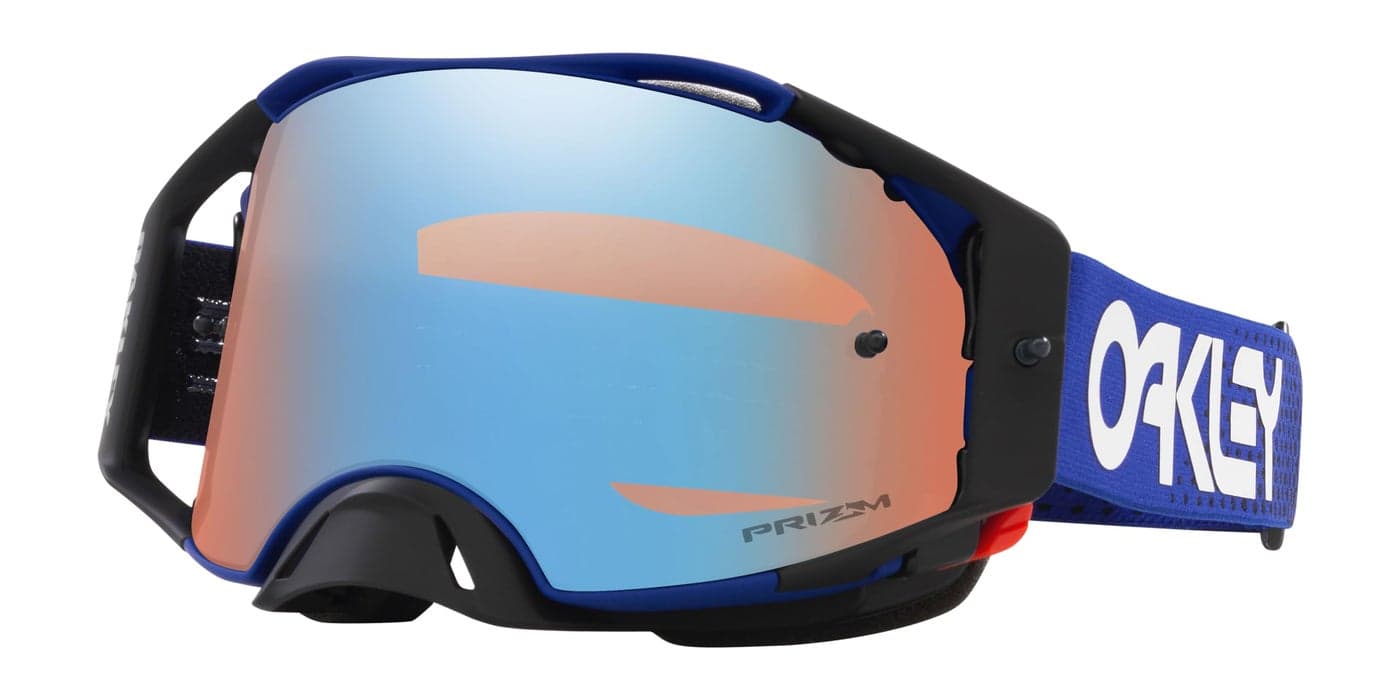 Oakley Airbrake MX Goggles Moto Blue B1B w Prizm Sapphire