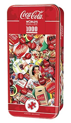 MasterPieces 1000 Piece Jigsaw Puzzle with Collectible Tin Case CocaCola 1125x1675
