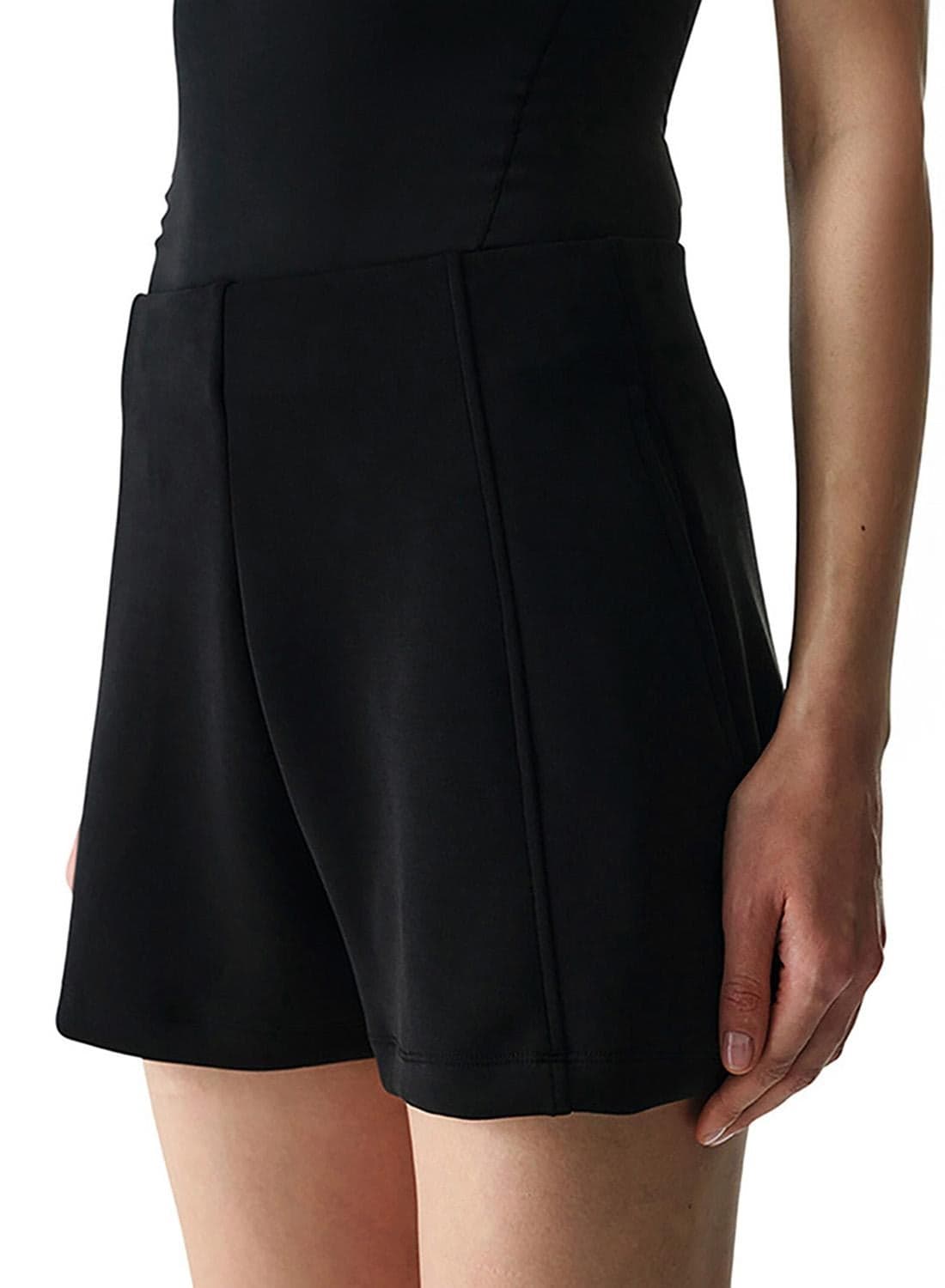 Penti Women's Modal Lounge Mini Shorts - Black