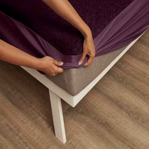 Wakefit 100% Waterproof Premium Cotton Mattress Protector | Breathable and Hypoallergenic Ultra Soft Fitted Bed Protector 72"x72" - King, Grey