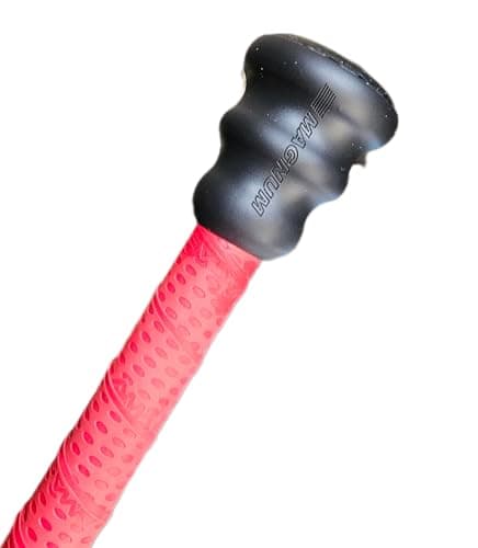 Grip-N-RIP Magnum Bat Taper Grip Durable Softball Bat for Maximum Control Power & Comfort Reduces Vibration & Sting Easy-On/Off, Fits Standard Bats – Black