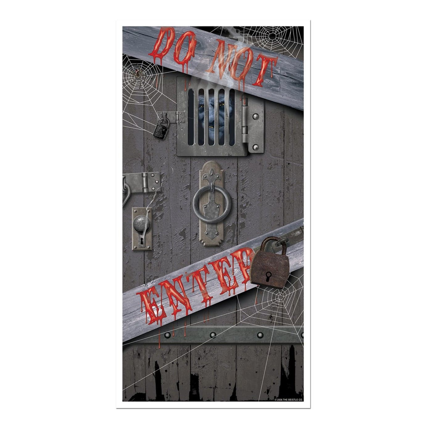 Beistle Haunted Halloween Door Cover 30Inch by 5Feet