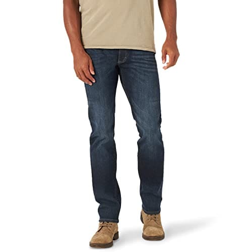Lee Men's Extreme Motion Slim Straight Jean Trip 40W x 30L