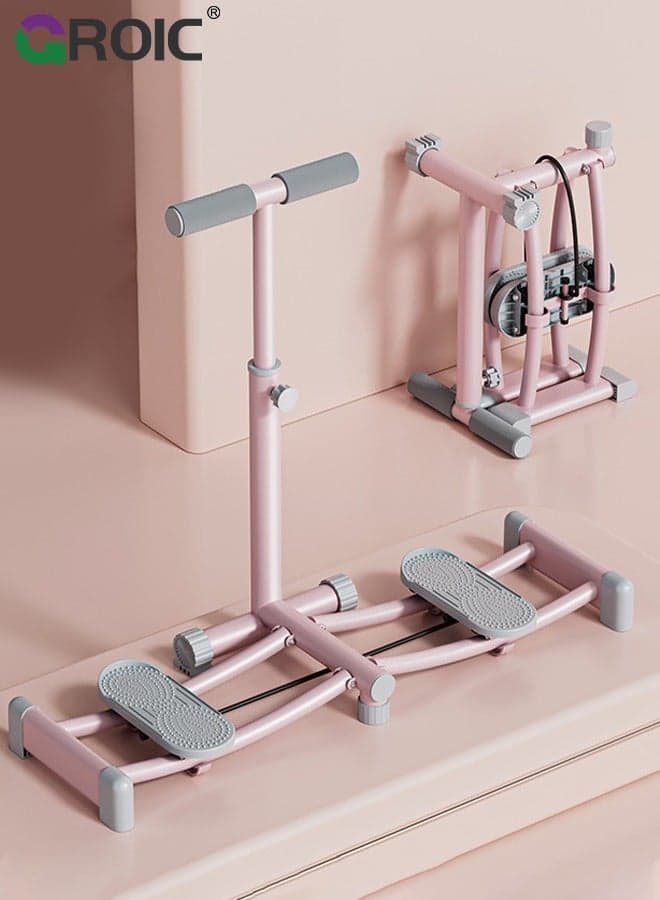 Leg Exercise Equipment - Ski Exercise Machine with Handrail, Pilates Machine, Kegel Exerciser, Thigh Master Pelvic Muscle Hip Trainer Inner Thigh Exerciser, Home Postpartum Repair Machine for Women