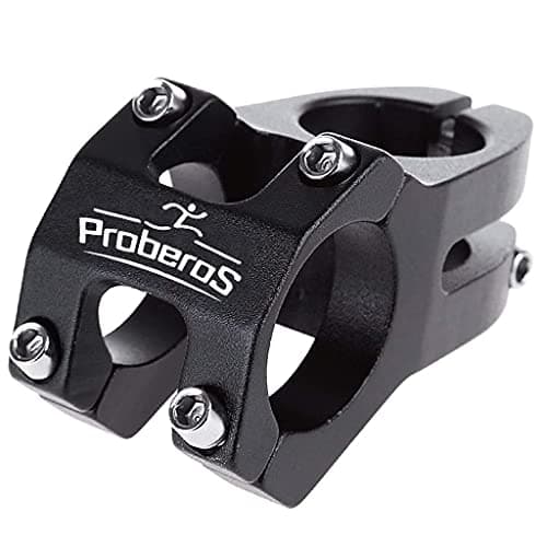 Proberos® 31.8MM Aluminum Alloy Cycling Bicycle Bike MTB Handlebar Stem High-Strength Handlebar Stem Fit for Most Mountain Bike Road Bike MTB BMX Track Bike (Black)