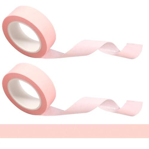 SynHHergyx 2 Rolls Pink Washi Tape 32 Ft Pastel Washi Tape Decorative Masking Tapes SelfAdhesive Duct Craft Tapes for Packaging Decor Journals Scrapbooks Planners DIY Gift