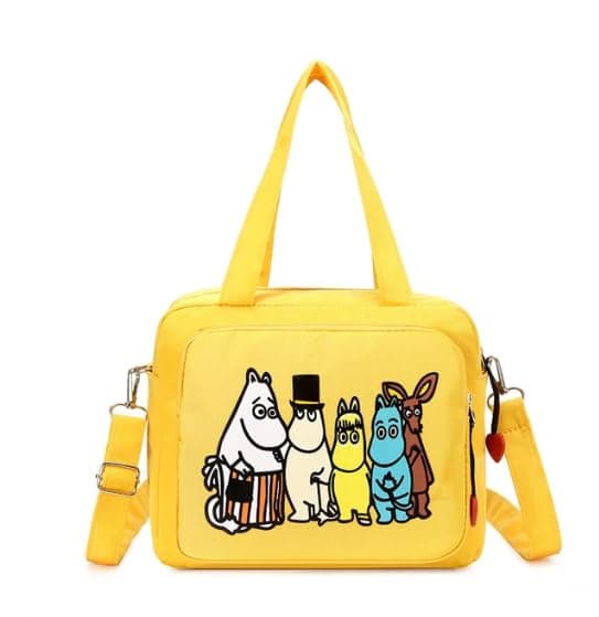 Winnies Diaper Bag Mummy Tote | Travel Nappy Tote for Baby Care | Multifunction Maternity Cross Body Bags with Zipper Closure Lightweight Hand-Carry Totes for Moms & Newborn Essentials (Yellow)