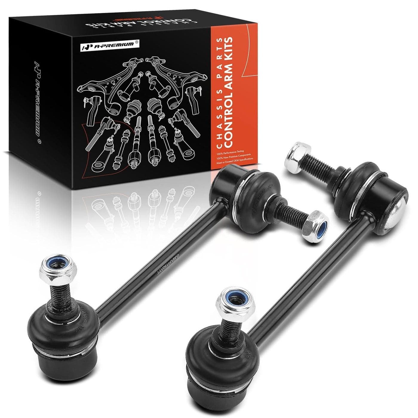 APremium 2 x Front or Rear Sway Bar Links Stabilizer Bar Links Compatible with Ford Fusion 0610 Mazda 6 0313 Lincoln MKZ 0709 Zephyr 06 Mitsubishi Lancer 0306 Mercury Milan 0609