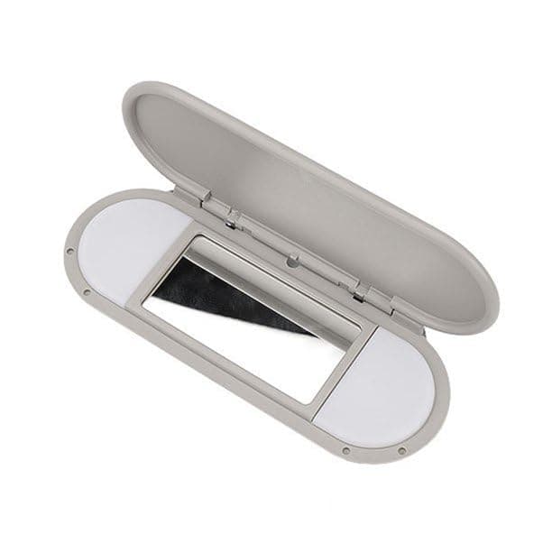 Partscollect Sun Visor Vanity Mirror Cover Fits for BMW Mini Cooper Cooper S Clubman Hatchback Countryman F55 F56 2015-2022 (Gray)