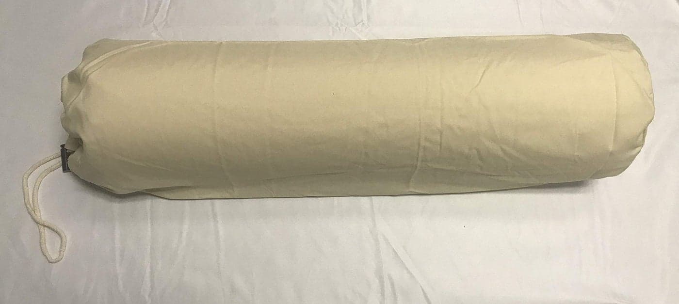 Therapists Choice Microfiber Bolster Cover with Drawstring Closure Soft Durable Size 6 x 27 Cover Only Bolster Not Included Natural Light Brown