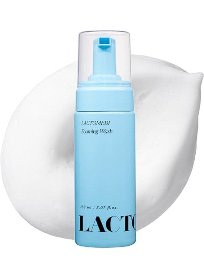 LACTOMEDI Feminine Foaming Wash | Gentle Foam Cleanser for Intimate Hygiene | pH-Balanced Formula for Sensitive Skin | Yeast infection treatment | EWG Green Certification | 5.07 fl oz.