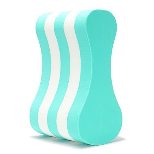 NEAGLORY Swimming Pull Float, Soft Swimming Float Kickboard, EVA 5-Layer Pull Buoy Leg Float, Pool Training Aid, Legs and Hips Support for Adults and Beginners, Green