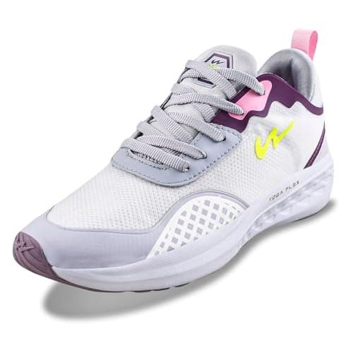 Campus Women's VAST Running Shoes L.Gry/Pink - 7UK/India