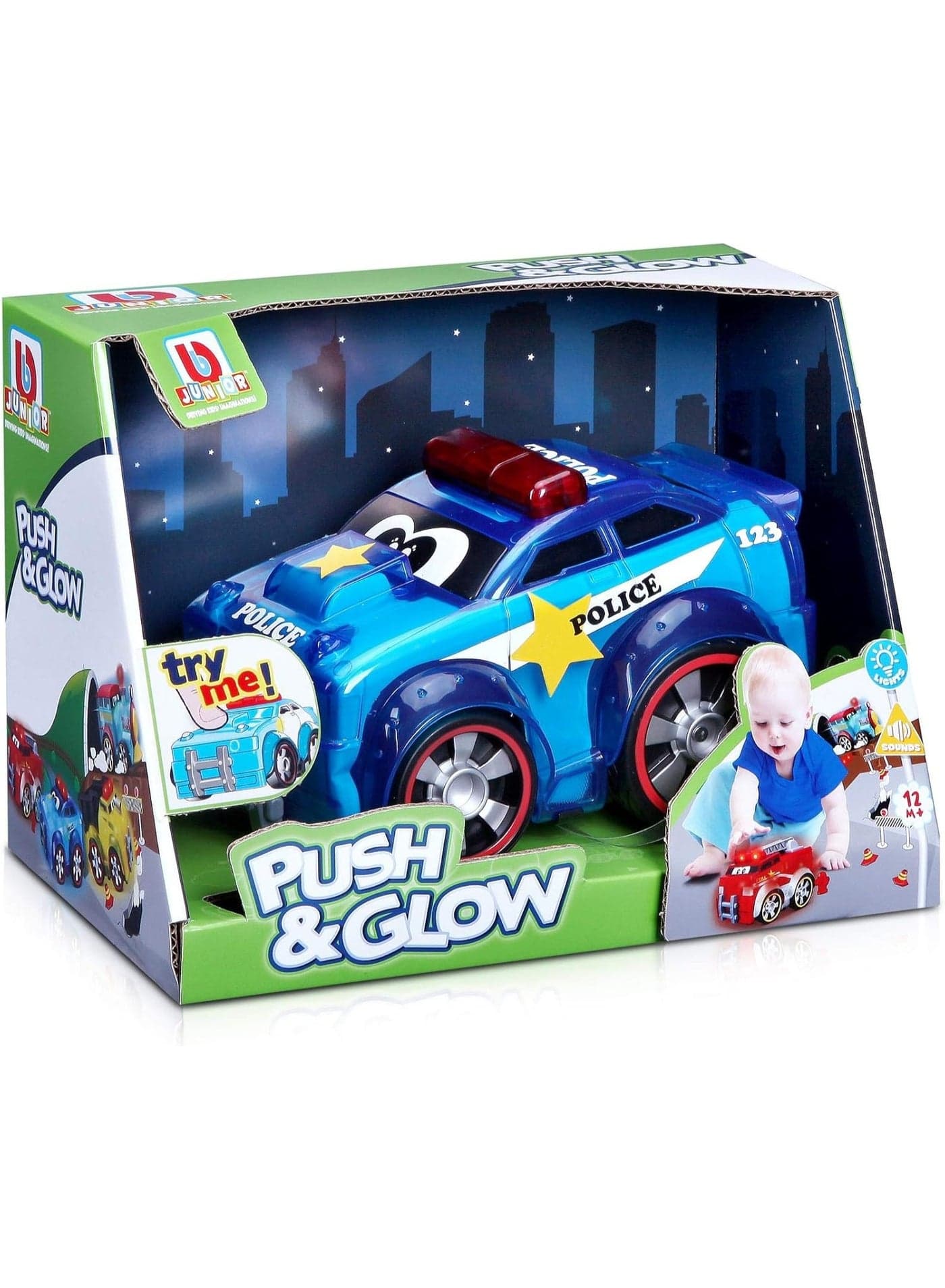 BBJunior Push And Glow Police Car