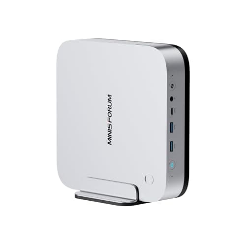 MINISFORUM AI X1 Pro-470 Mini PC, AMD Ryzen AI 9 HX470 (12C/24T, up to 5.2 GHz), Radeon 890M, 32 GB DDR5 RAM, 1 TB PCIe 4.0 SSD, 4K Quad-Display, Dual 2,5G LAN, Wi-Fi 7, Bluetooth 5.4, OCuLink