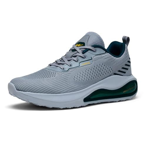 Campus Men's Pivot L.Gry/D.Teal Running Shoes - 8UK/India 1 Pair
