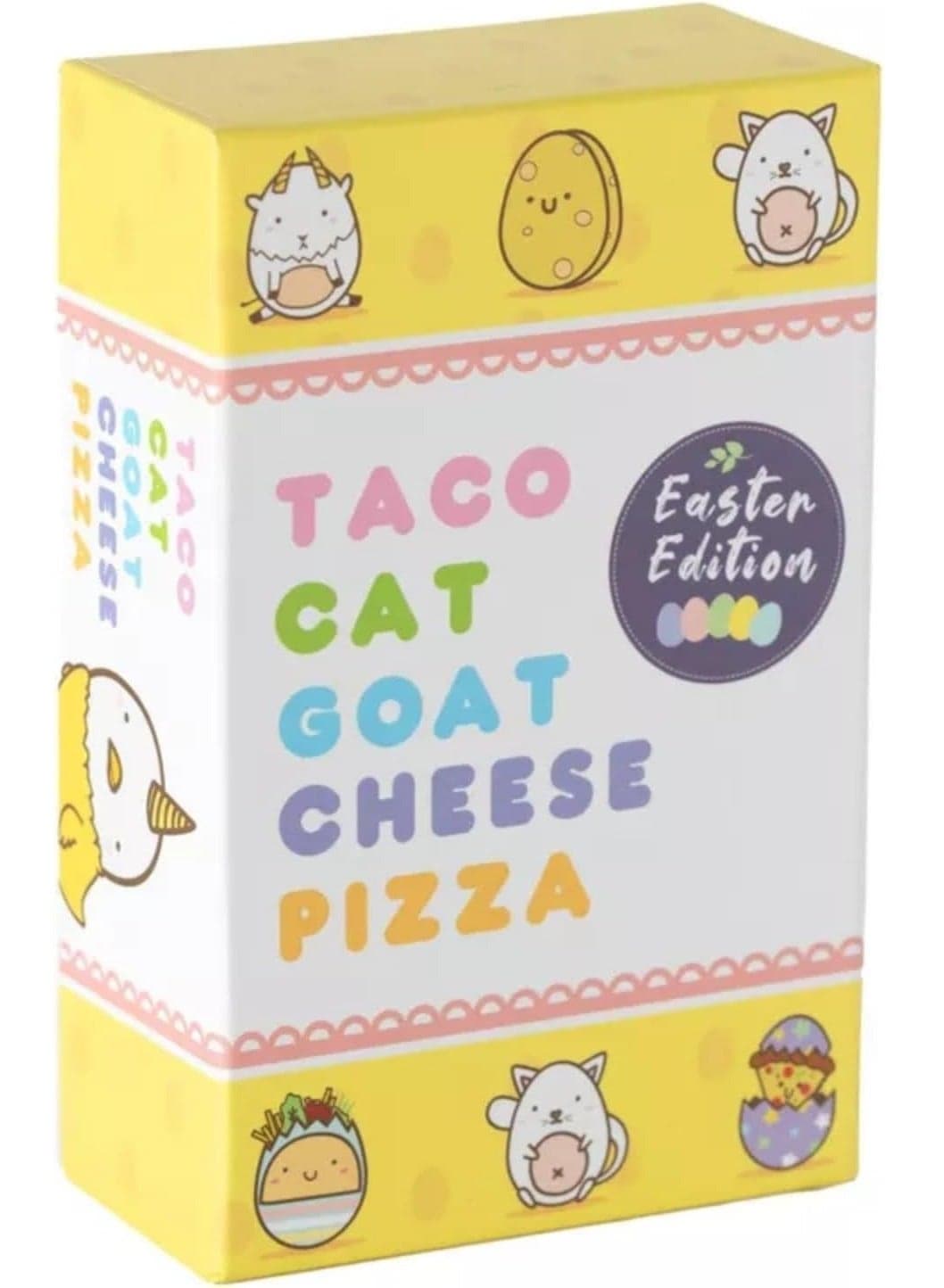 Taco Cat Goat Cheese Pizza - Easter Edition! Fun Seasonal Version of Our hit Game! Ages 8+, 10-15 Minutes to Play, 2-8 Players