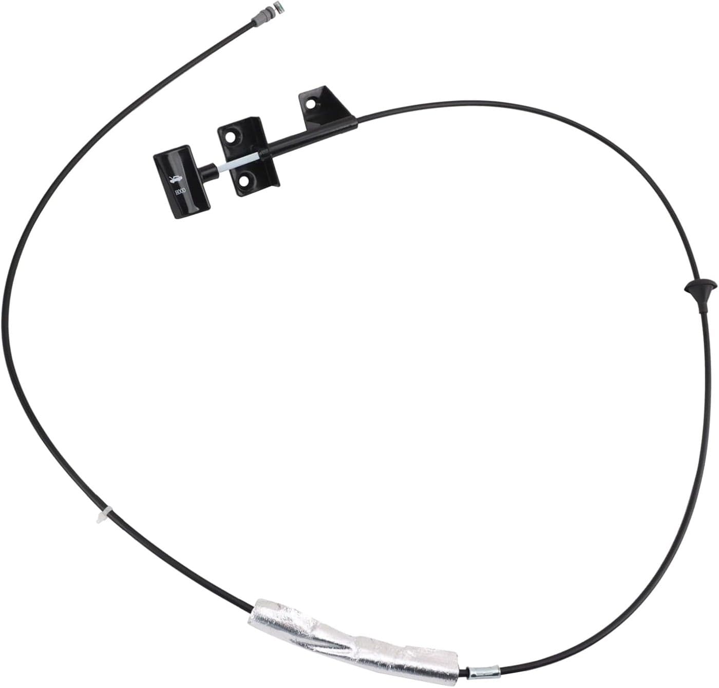 TRQ Hood Release Cable with Handle for 1997-2001 Jeep Cherokee