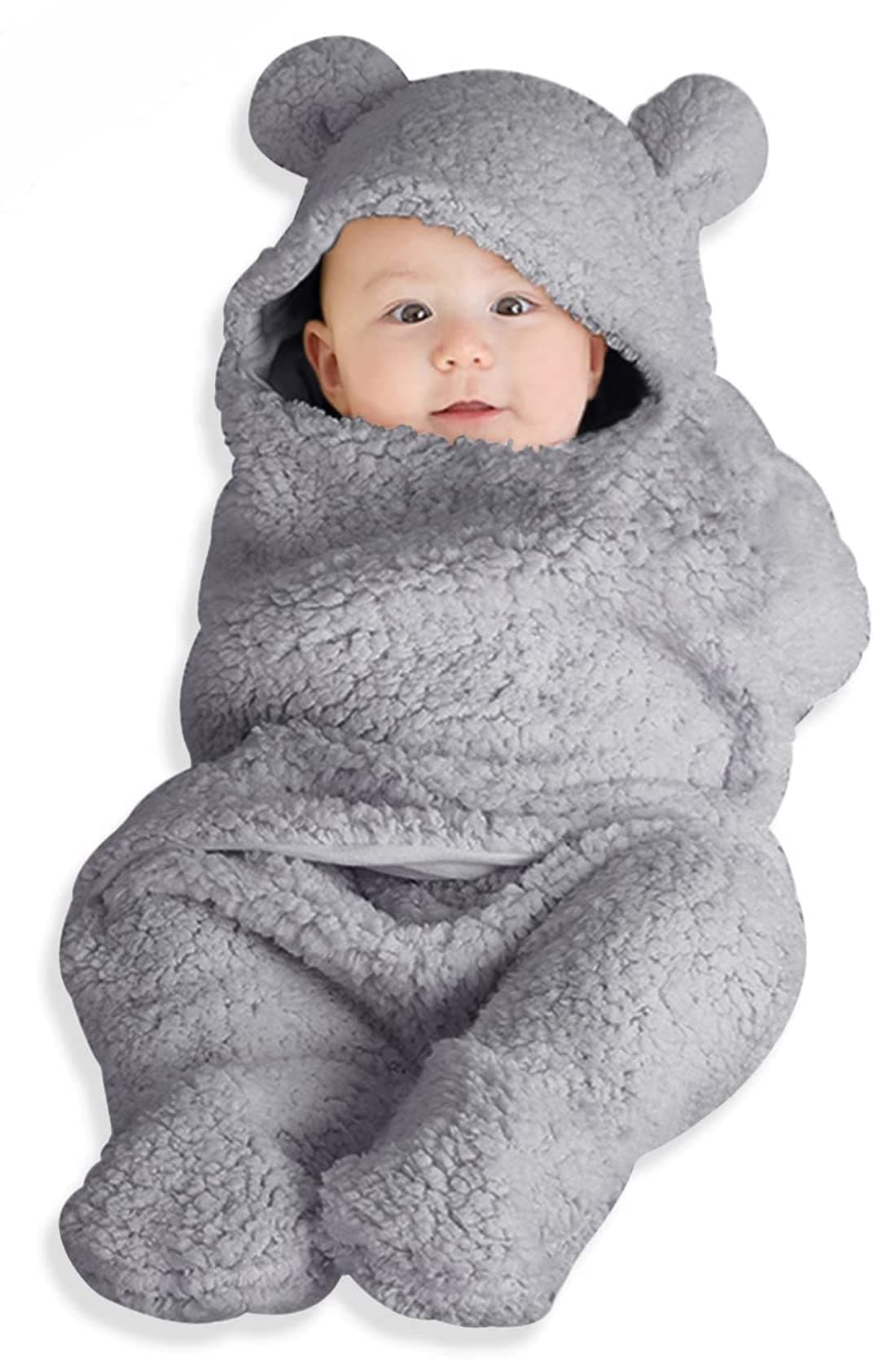 BRANDONN Baby Blankets New Born Pack of Double Layered Wrapping Sheet Cum Wrapper Blanket