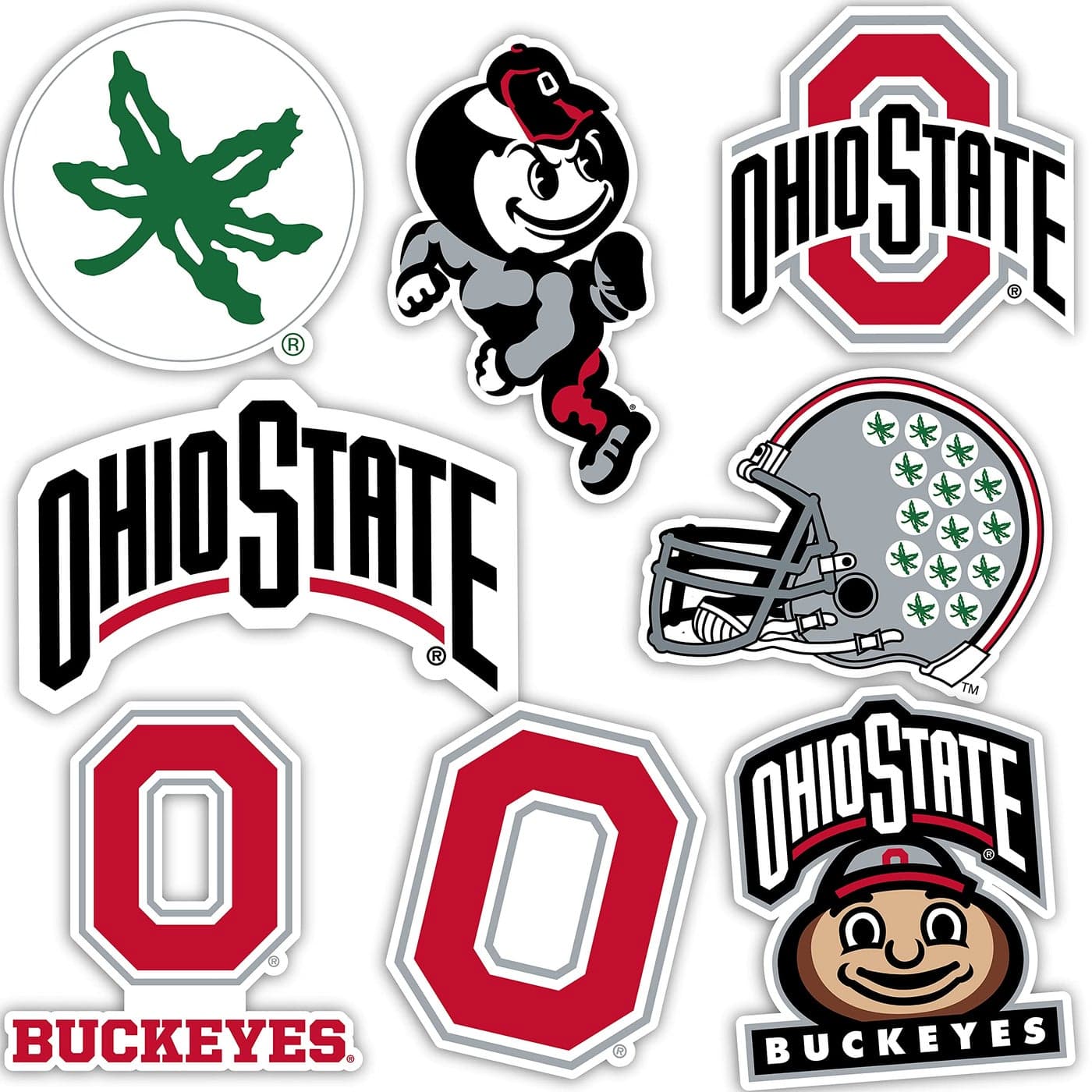 Desert Cactus The Ohio State University Sticker OSU Buckeyes Vinyl Decals Laptop Water Bottle Car Scrapbook T2 Type 2
