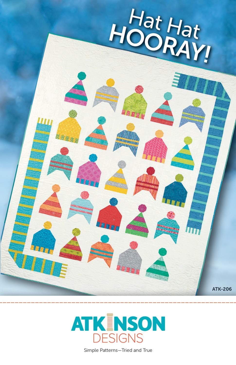 Atkinson Designs Hat Hat Hooray Quilt Pattern