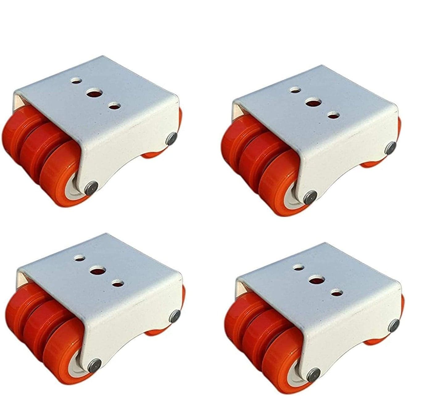APURK Portable Roller Wheels Heavy Duty 300 kg Load Capacity Furniture Pads Office Trolley Wheel Caster for Table 300Kg CapacitySet of 4 WHEELES