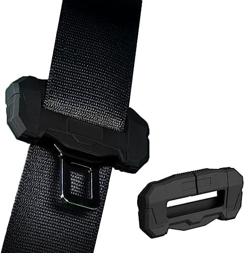 HANNHAI Car Universal Seat Belt Clips CoverSeat Belt Buckle Protector for Car AntiScratch Silicon Seat Belt Buckle Protector BlackSmall Size