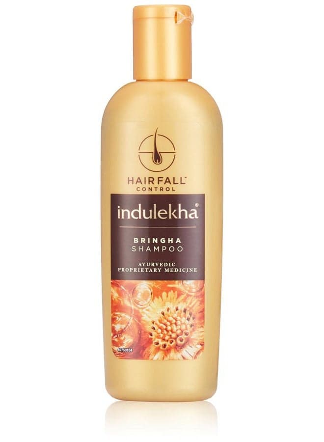 Indulekha Bringha Ayurvedic Shampoo 100 ml, for Hair Fall Control, With Bringharaj Extracts, Amla, Shikakai - Paraben Free, For Men & Women